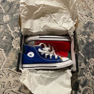Brand new in the box toddler converse sneakers.